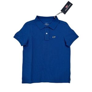 Vineyard Vines Kids Blue Heritage Polo Shirt | NWT | Size 5
